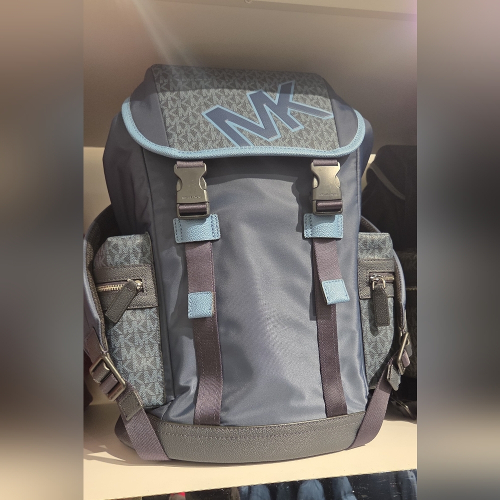 Michael Kors Cooper Backpack Cornflower $498 - Picture 2 of 6